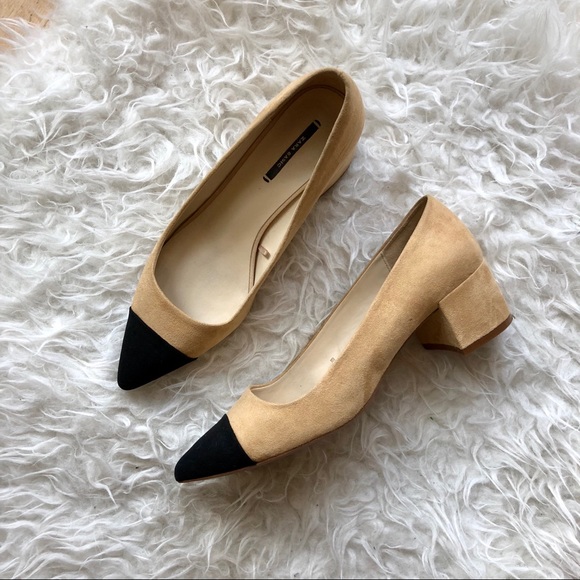 chanel inspired shoes zara